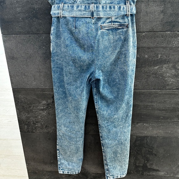 Sezane Austin Paper Bag High Waist Jeans Size 38 - Picture 11 of 13